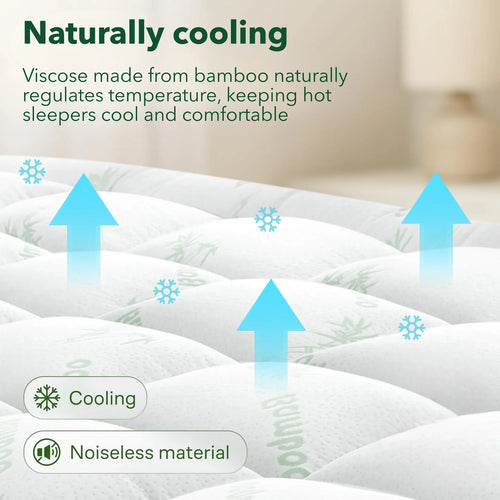 Black Double HeyShape Bamboo Mattress